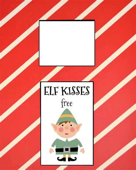 East Coast Mommy Elf On The Shelf Kissing Booth Free Printable Craft