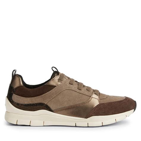 Zapatillas Geox D Sukie D F B C Coffee Dk Beige Zapatos Es