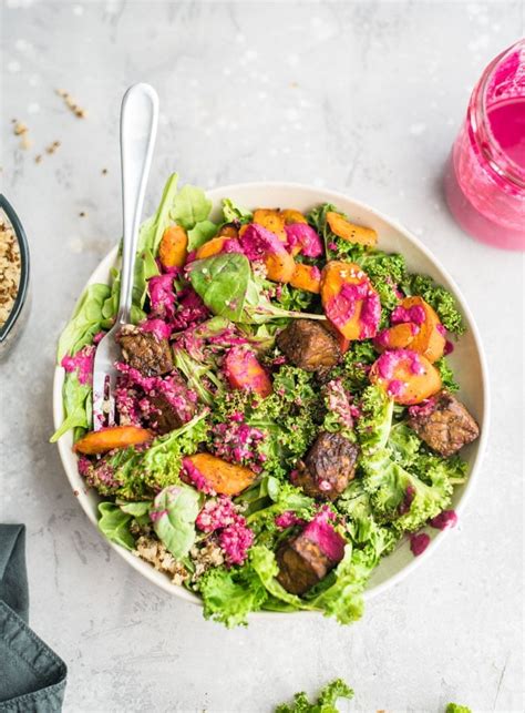 Tempeh Quinoa Macro Bowl Running On Real Food