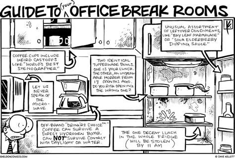 The Office Break Room Looks Like Sheldon® Comic Strip