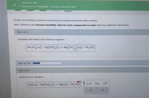 Solved Answer The Following Questions And Be Sure To Include Chegg