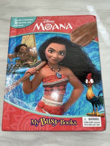 Disney Moana My Busy Books Includes Book Figurines A Playmat Ebay