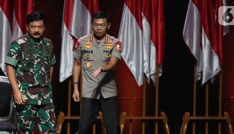 FOTO Rakornas Indonesia Maju Kapolri Dan Panglima TNI Bicara Keamanan