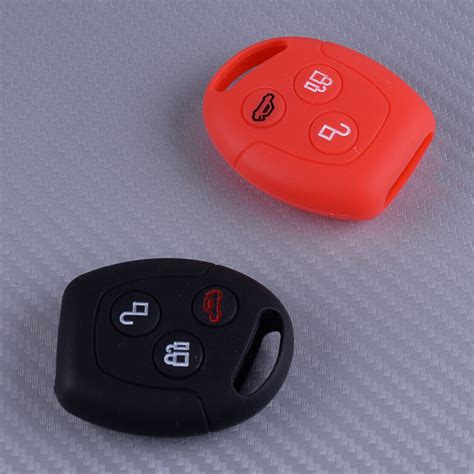 3 Button Silicone Car Key Fob Cover Case Fit For Ford Focus Fiesta