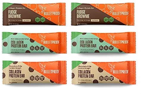 Bulletproof Collagen Protein Bars 6 Pack Chocolate Variety Pack 2