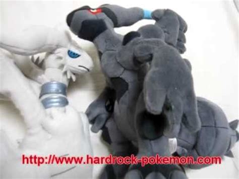 Japan Pokemon Large Size Reshiram Zekrom Plush Toys Youtube