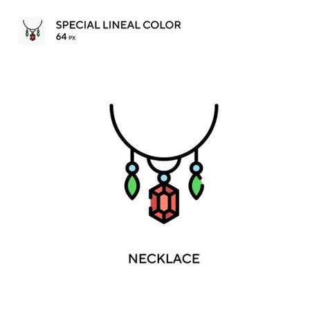 Collar Icono Especial Vector De Color Lineal Plantilla De Dise O De S