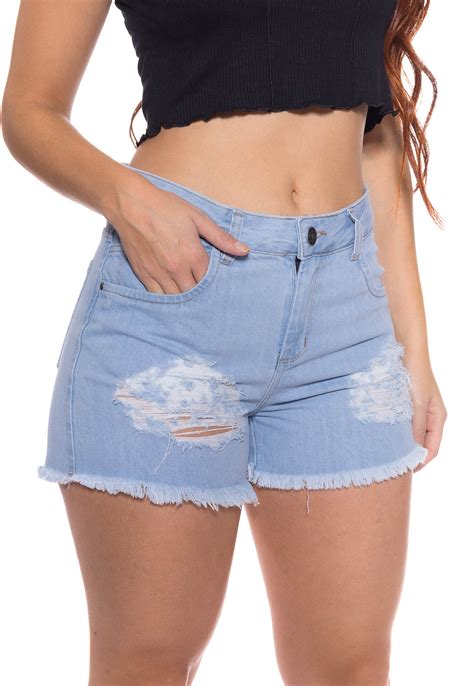 Shorts Jeans Feminino Mom Crocker 48618