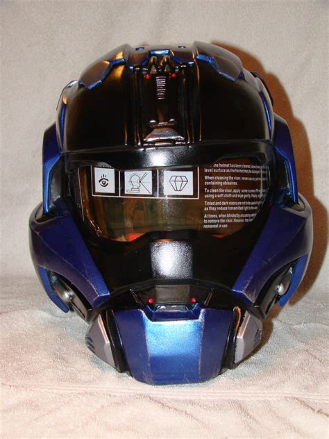 Halo Reach Carter Commando Helmet Front view finis by Hyperballistik on ...