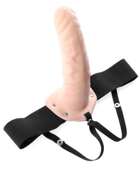 Hollow Strap On 8 Inch Dildo Beige On Literotica