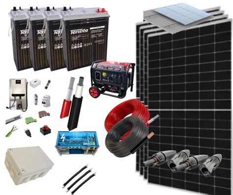 Kit Solar Completo W V Whdia Con Generador Solar