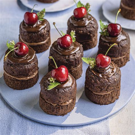 Triple Chocolate Mini Cakes - The Great British Bake Off | The Great ...