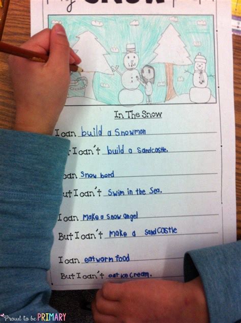 Winter Writing Activity Crafting Snow Inspired Poetry In Your