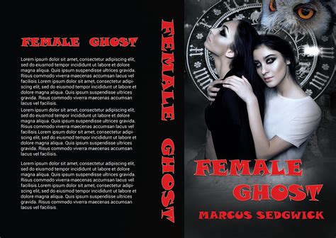 female ghost book cover design on Behance