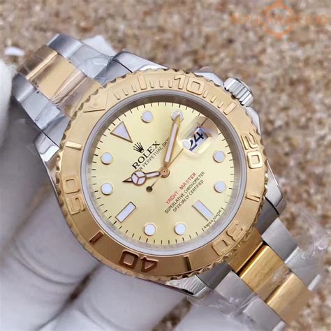 Replica Rolex Yacht Master Jf Stainless Steel Yellow Gold