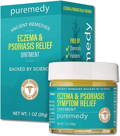 Puremedy Eczema And Psoriasis Relief Ointment Homeopathic All Natural Salve Soothes And Relieves