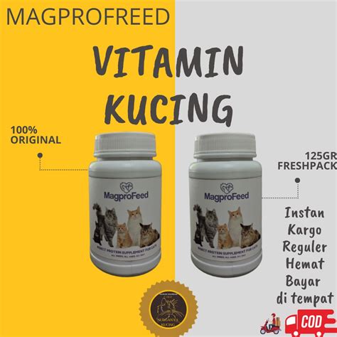 Jual Magprofeed Vitamin Kucing 125gr Penggembul Anabul Shopee