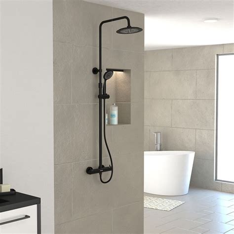 Colonne De Douche Thermostatique X X Molly Black Bricomarch