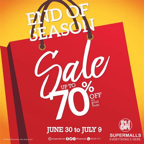 Sm Supermalls End Of Season Sale Manila On Sale