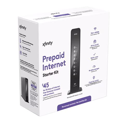 Xfinity Prepaid Internet Modem Kit '23 No CAT5 Wire | VIP Wireless