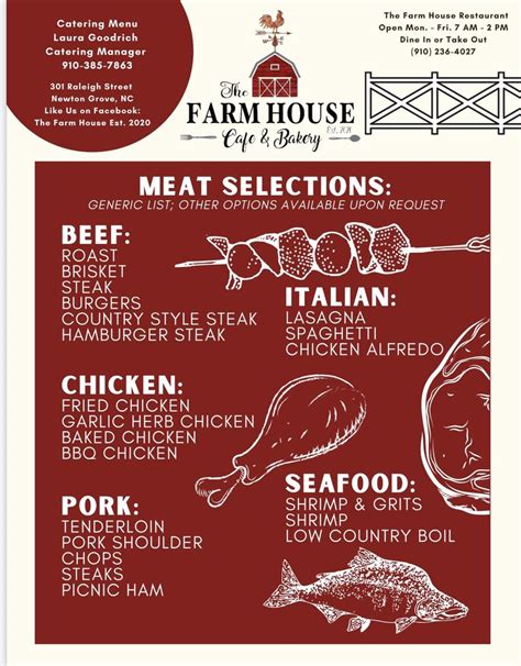 Farmhouse Catering — Farmhouse Cafe And Bakery