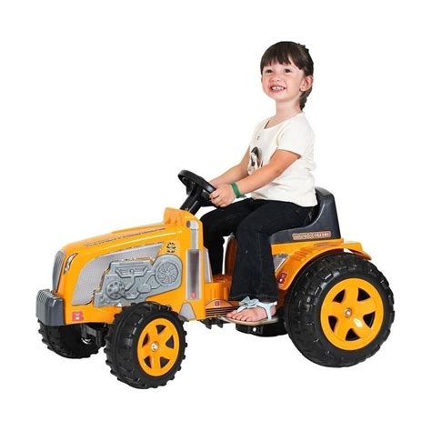 Mini Trator Infantil Fazendeiro Amarelo Pedal Biemme Shopee Brasil