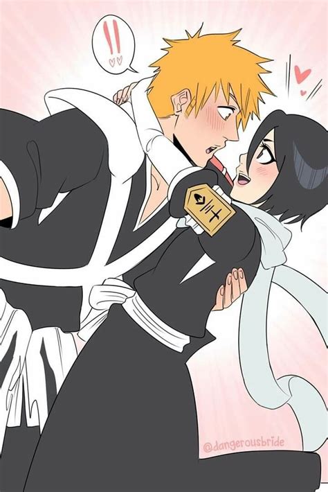 Pin By Uzumakikorra On Ichigo Kurosaki And Rukia Kuchiki Bleach Anime