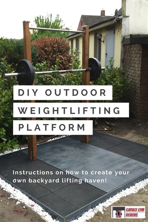 Diy Outdoor Weightlifting Platform And Rack Garage Gym Reviews Artofit