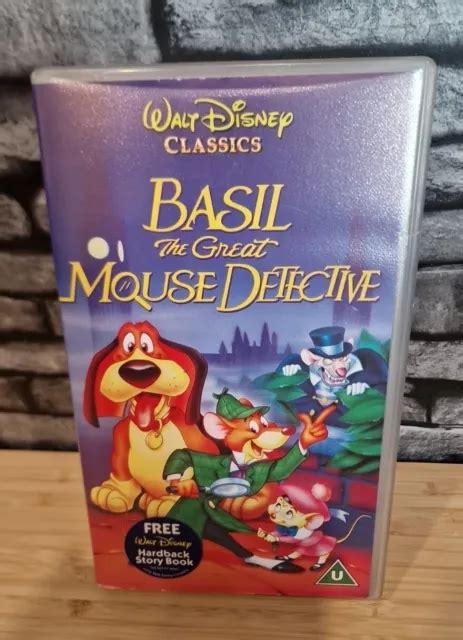 Basil The Great Mouse Detective Vhs Sur Video Cassette Tape