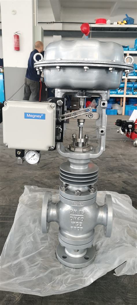 Pneumatic Electric Actuated Flanged Ends Diverting Mixting 3 Way