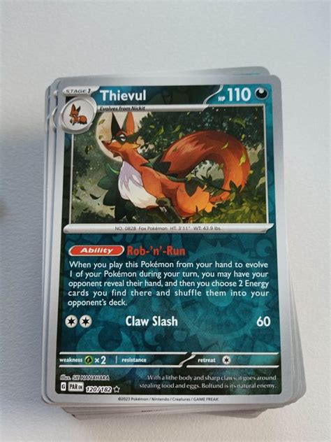 Thievul Reverse Holo Paradox Rift Pokemon Kaufen Auf Ricardo