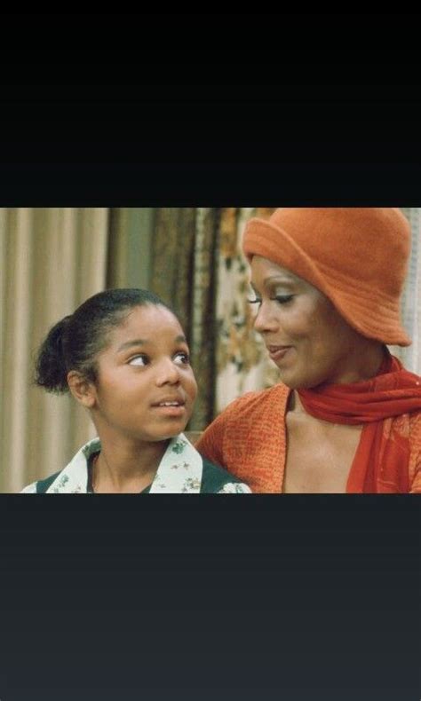 Janet Jackson & Ja'net DuBois on the 1970s sitcom 'Good Times' Janet Jackson, Michael Jackson ...