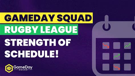 Breaking Down GameDay Squad's 2024 Rugby League Strength of Schedule