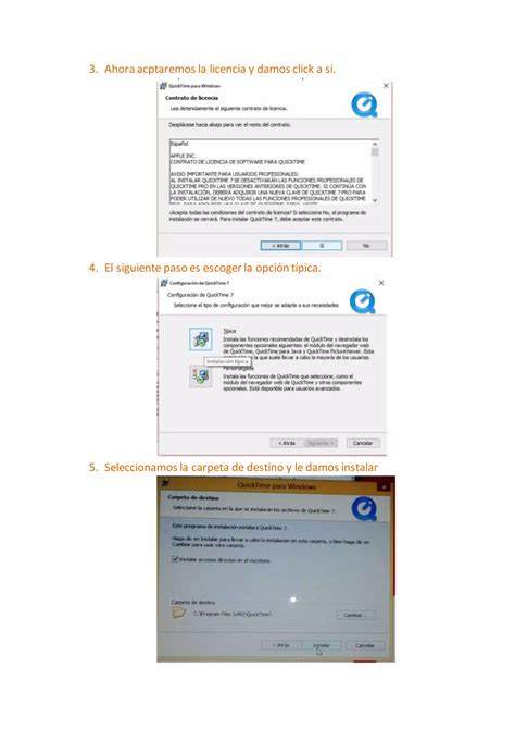 Como Instalar Quick Time Player Y Dyned PDF