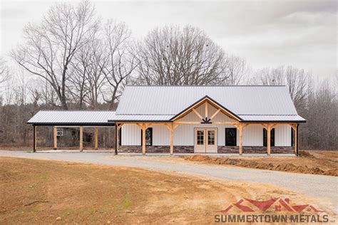 Poll Barn House Barn Style House Plans Barn House Design Pole Barn