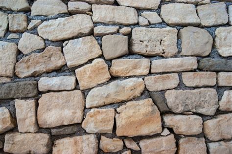 Stone Wall Of Large Stones Photo Background And Picture For Free