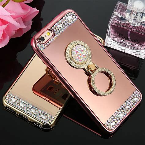 Bling Diamond Mirror Soft Case For IPhone 7 6 6s Plus 5 5s SE Glitter