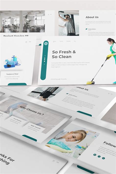 Cleaning Service Powerpoint Template Masterbundles