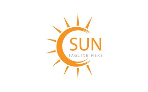 Sun Logo And Symbol Vector V5 240406 Templatemonster