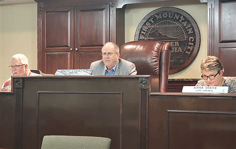 Jasper City Council Special Called Meeting January 2020 Pickens