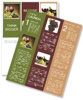 Winemaking Business Newsletter Template Design Id