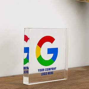 Custom Company Logo Office Desk Decor, Acrylic Business Logo Sign ...