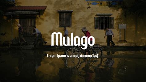 Mulago Font : Download Free for Desktop & Webfont