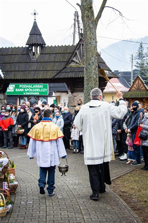 Podhale Górale święcili koszyczki W pandemicznej rzeczywistości ale