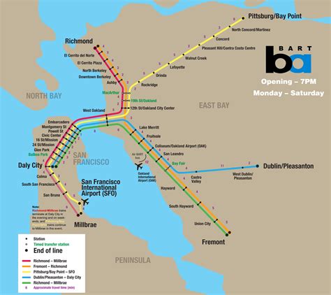 Popular 212 List bart map pdf