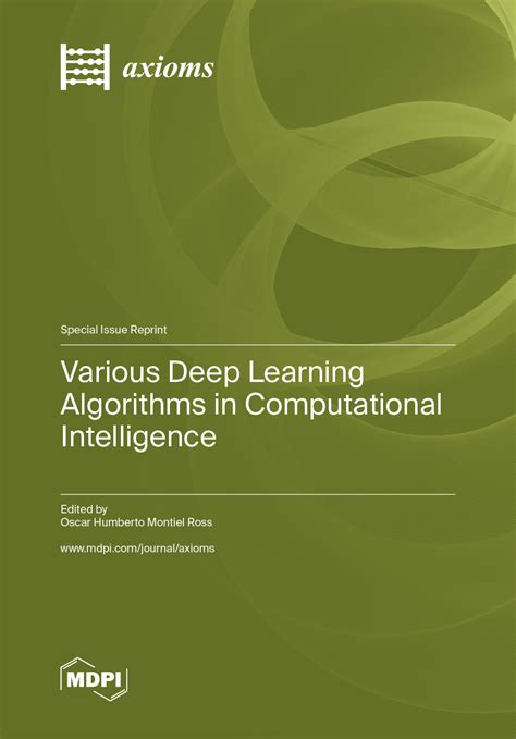 Various Deep Learning Algorithms in Computational Intelligence | MDPI Books