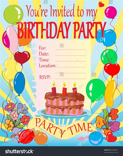 46 Inviting Cards For A Birthday Pics Free Invitation Template