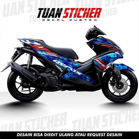 Aerox Striping Decal Aerox 155 Full Body Sticker Aerox 155 BGF Shopee