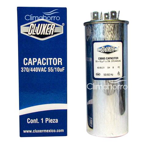 Capacitor De Trabajo Mfd Voltaje Dual Vac Cluxer