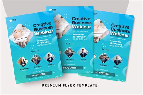 Creative Webinar Flyer Template Graphic By Resumefabs · Creative Fabrica